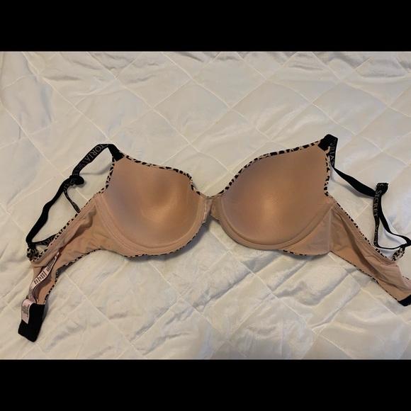 Leopard T-SHIRT Lightly Lined Demi Bra - Picture 3 of 5